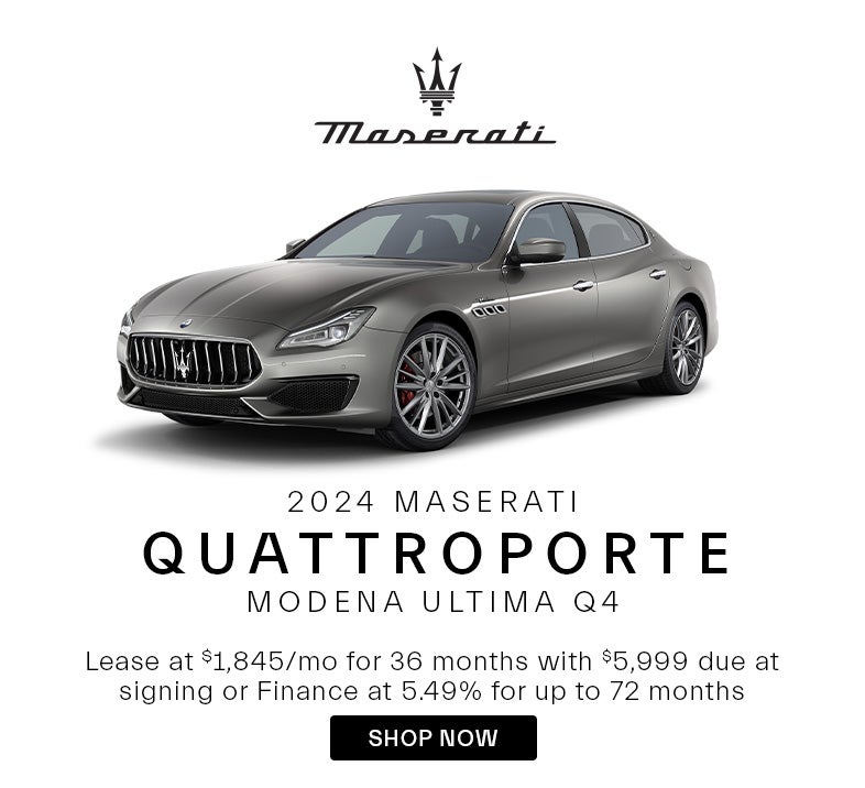Quattroporte Modena Ultima Q4 Offer